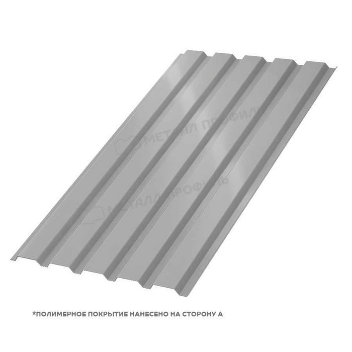 Профлист Металл Профиль МП-35 0,45 Полиэстер RAL 9006 Белый алюминий