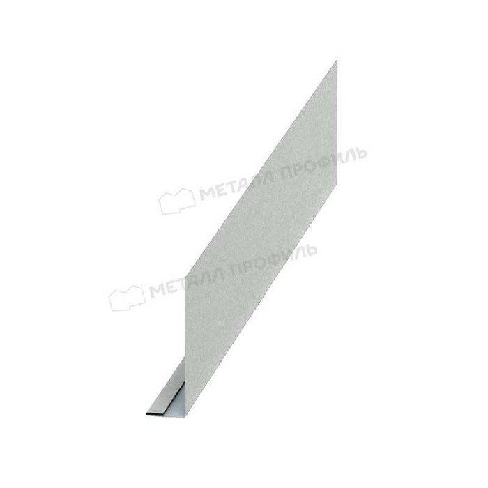 Планка карнизного свеса 250х50х3000 (ECOSTEEL-01-МореныйДуб-0.5)