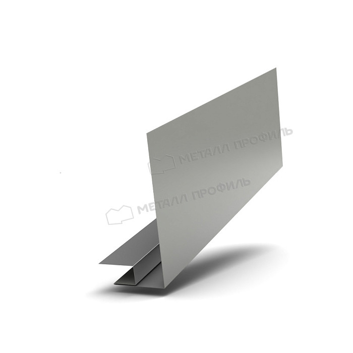 Планка карнизного свеса сложная 250х50х2000 (ECOSTEEL-01-МореныйДуб-0.5)