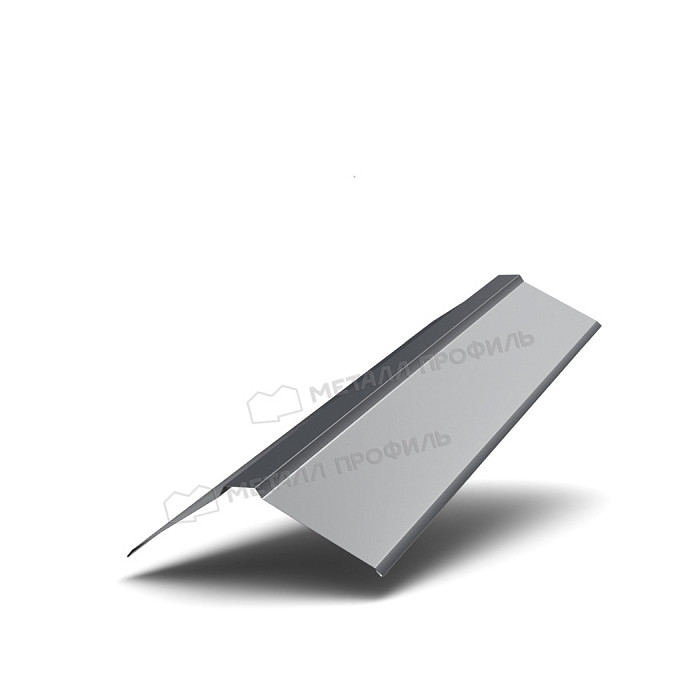 Планка конька плоского 120х120х2000 (ECOSTEEL-01-МореныйДуб-0.5)