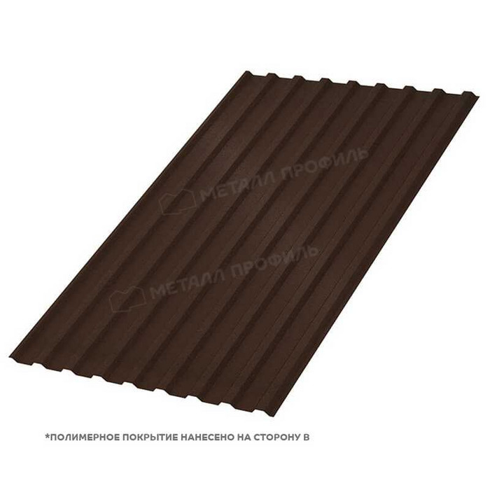 Профлист Металл-Профиль МП-20 VikingMP® E 0.5 мм RAL 8017 Коричневый шоколад