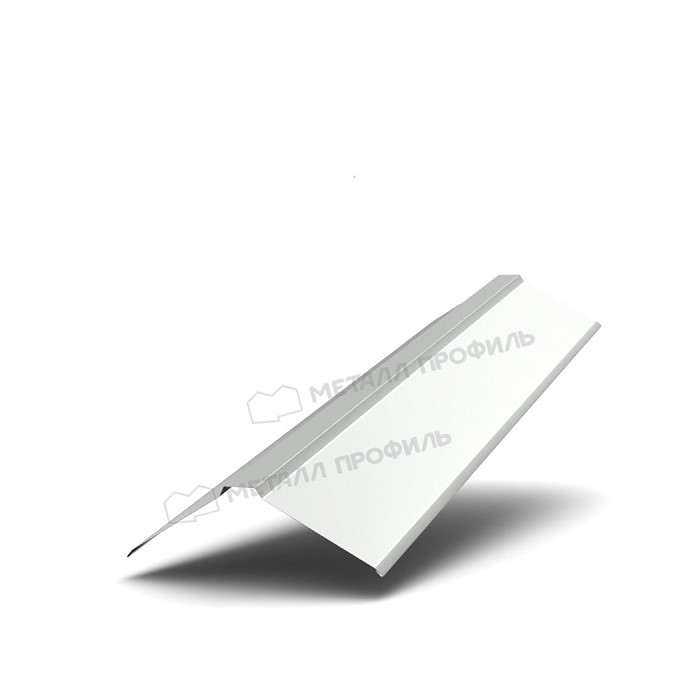 Планка конька плоского 190х190х2000 (ECOSTEEL-01-МореныйДуб-0.5)