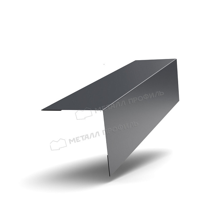 Планка угла наружного 115х115х2000 (ECOSTEEL-01-МореныйДуб-0.5)